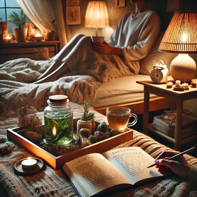 Wind down naturally with herbal tea, journaling, and cozy nighttime routines. Discover wellness-focused sleep hygiene tips to improve your sleep quality and reset your body clock.