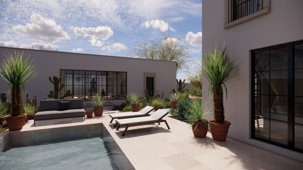 Relaxation is essential to wellness, and our pool will be a serene space for lounging in the sun or experiencing a floating soundbath under the stars. 