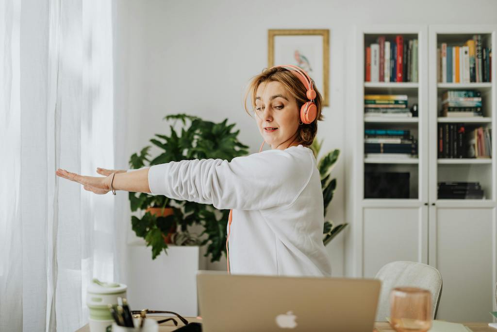 Try and fit in your exercise while you work. Stretch at your desk