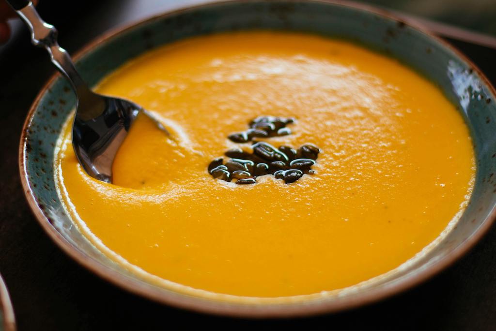 Butternut squash soup is high in beta-carotene which the body converts to Vitamin A helping build your immunity