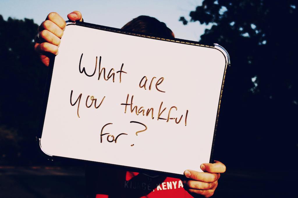 Contemplate what you are really thankful for