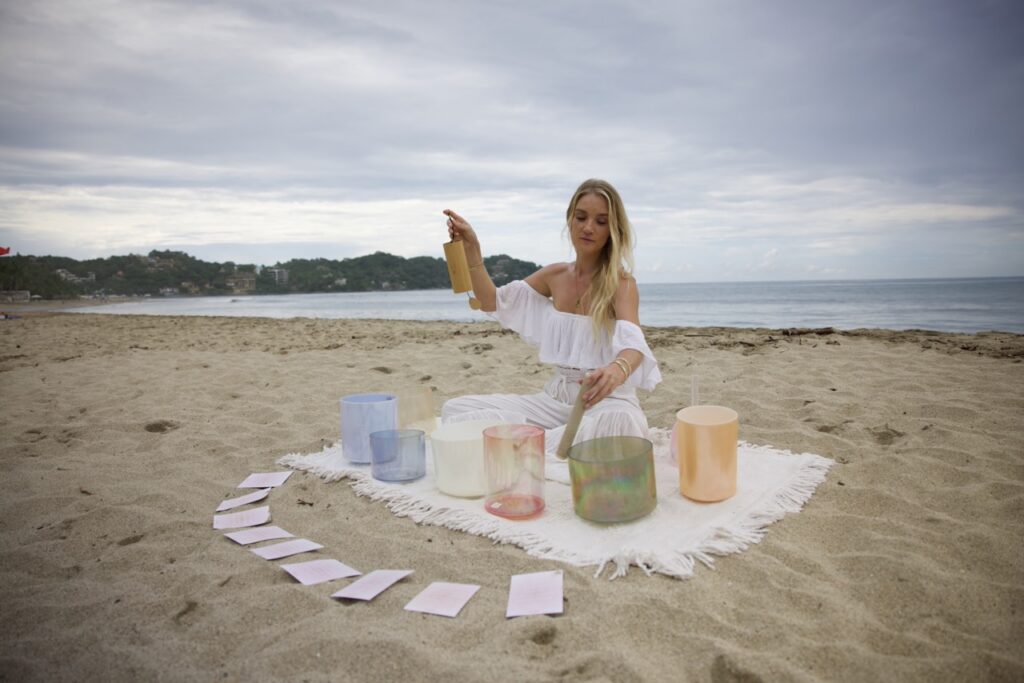 Soundhealing on Sayulita beach