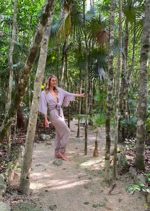 Sheldan Paige is a sound healer and wellness practitioner in Tulum