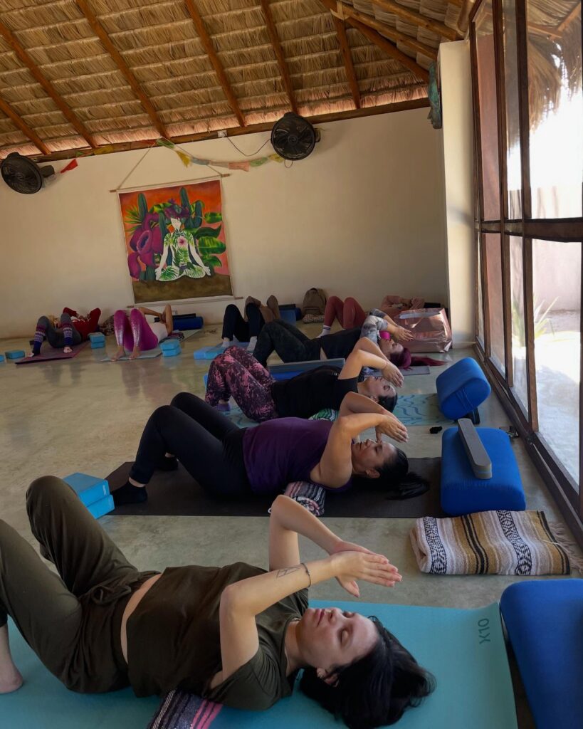 Casa Serena is an intimate yoga studio.