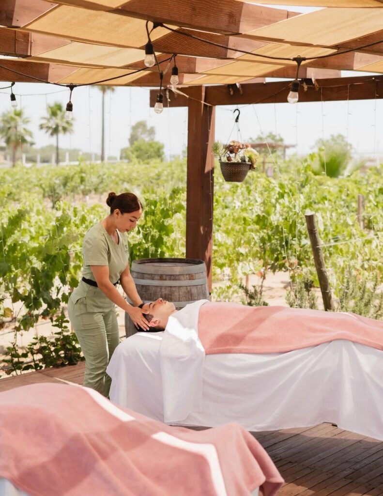 Sereno Valle Massage is known for its mobile and in-vineyard massage services.
