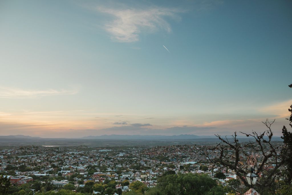 Summer Solstice over the ancient, high desert town of San Miguel De Allende